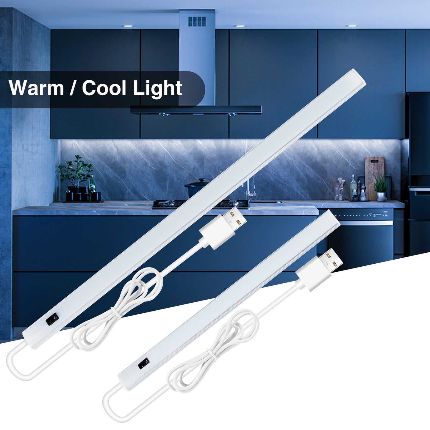 35 LEDs Motion Sensor LED Under Cabinet Night Light Human Body Induction Long Strip Lamp for Closet Wardrobe 0.4m