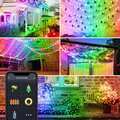 YJSL-ORP 5m 33 LED USB Powered Tuya WiFi RGB Light String with Remote Control Works for Alexa Google Home