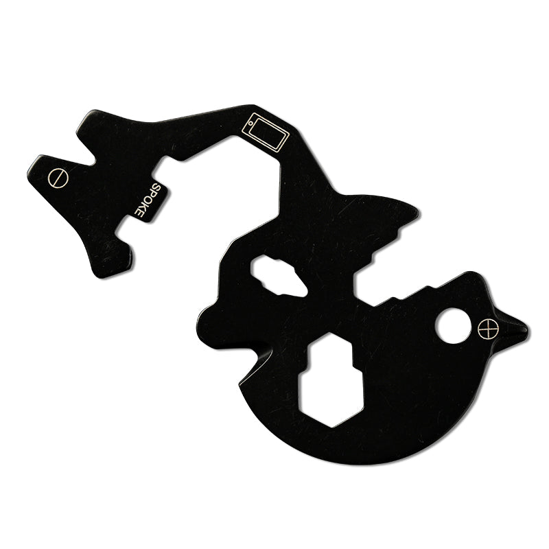 XI-G2 18 in 1 Tool Card Portable Skull Shape Stainless Steel Credit Card Multi-tool EDC Survival Gear