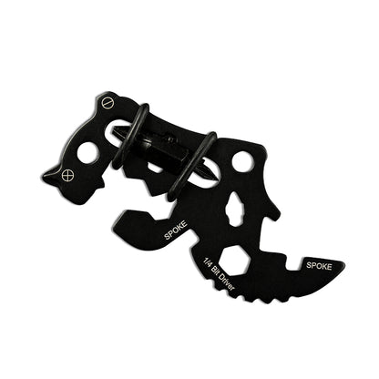 XI-G8 14 in 1 Tool Card Rhino Shape Stainless Steel Multi-tool EDC Survival Gear