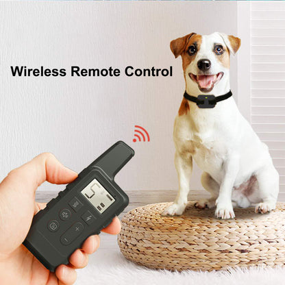 500m Remote Control Pet Dog Bark Collar Electronic Vibration Bark Shock Collar