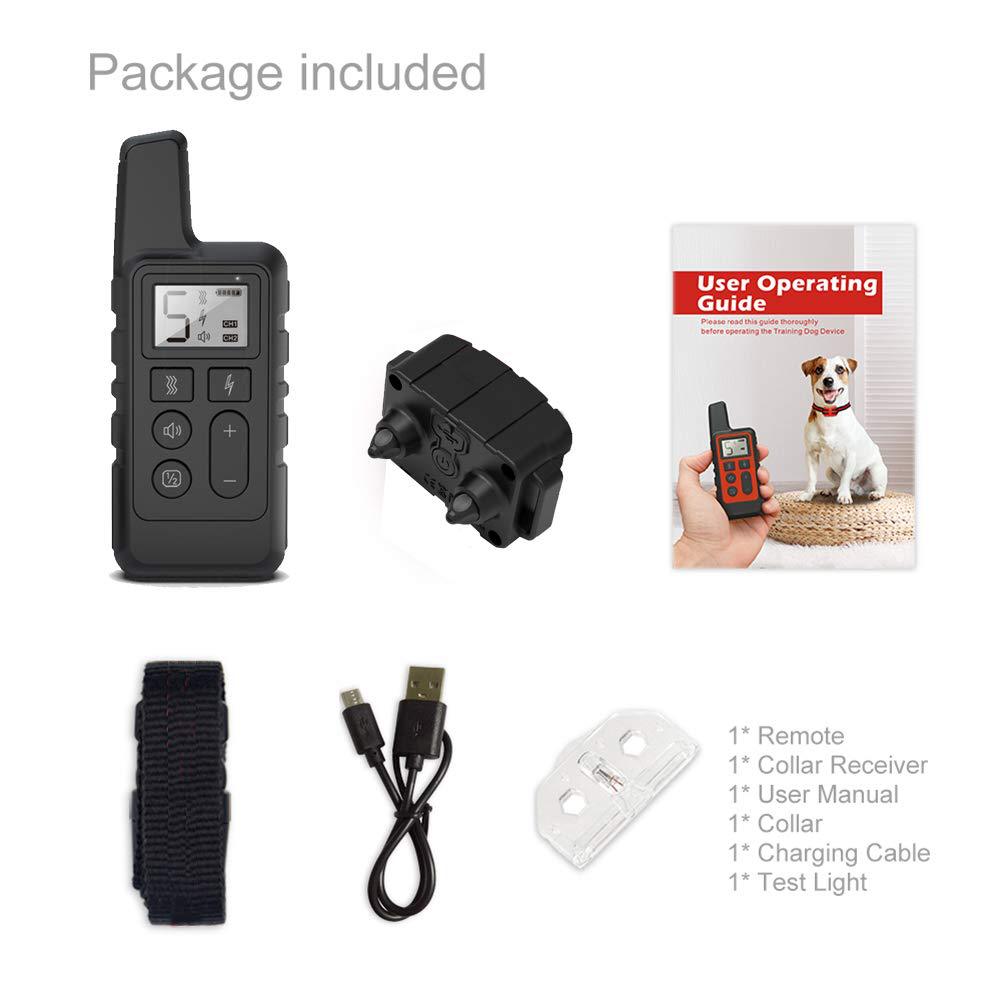 500m Remote Control Pet Dog Bark Collar Electronic Vibration Bark Shock Collar