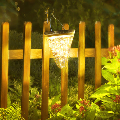 DS006  Solar Hanging Jar Light Lantern Lamp for Outdoor Patio Party Garden Wedding Christmas Decoration