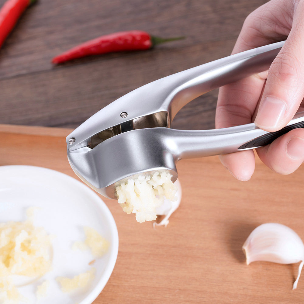 Zinc Alloy Garlic Grinder Kitchen Manual Garlic Masher Garlic Paste Grinding Press Tool (BPA Free, no FDA Certificate)