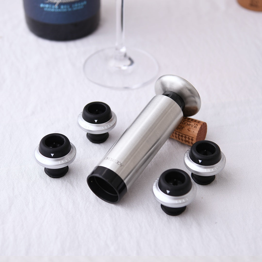 XIAOMI YOUPIN 1 Set Wine Pump and Vacuum Stopper Sealer Champagne Bottle Stopper Sealer Plug