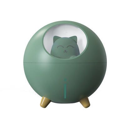 Creative Lovely Planet Cat Humidifier with Night Light Function