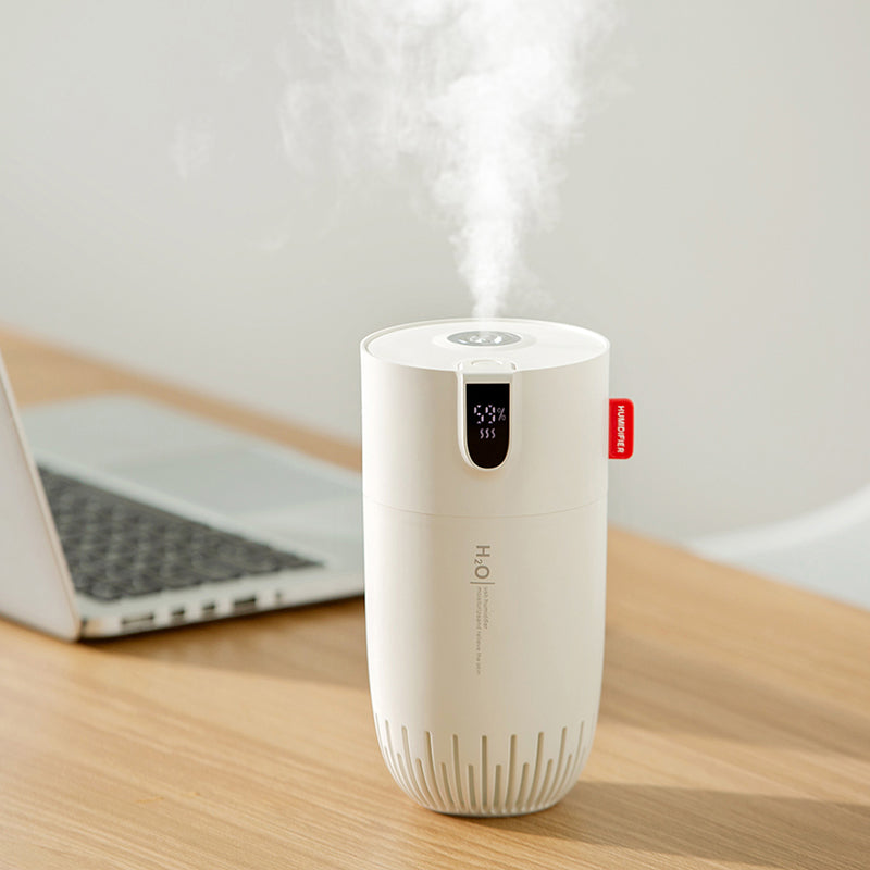 A2 Large Capacity Humidifier Night Light USB Diffuser with Digital Display Screen for Home Office