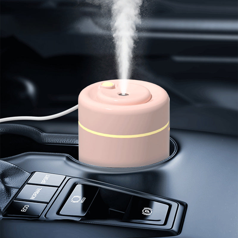 H6 180ml Portable Car Humidifier Essential Oil Air Purifier Mist Maker Sprayer with Breathing Light for Home Office