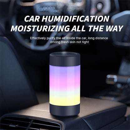 DQ119 300ml Portable Mini Humidifier Aroma Diffuser Atomizer USB Charging Air Purifier with Colorful Light for Home Car Office