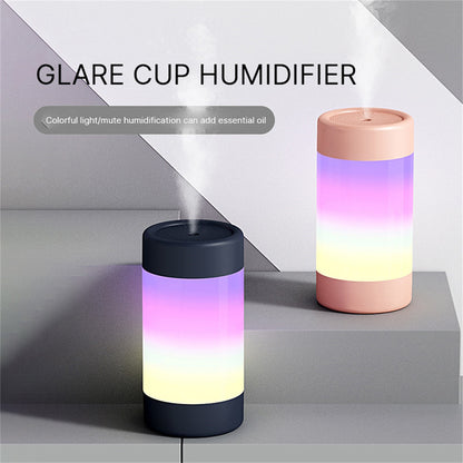 DQ119 300ml Portable Mini Humidifier Aroma Diffuser Atomizer USB Charging Air Purifier with Colorful Light for Home Car Office