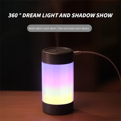 DQ119 300ml Portable Mini Humidifier Aroma Diffuser Atomizer USB Charging Air Purifier with Colorful Light for Home Car Office