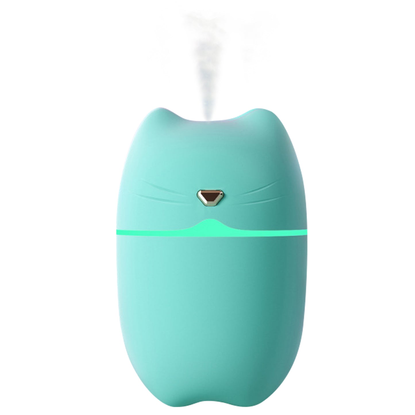 A6 260ml Mini Air Humidifier USB Cute Cat Silent Atomizer Soft Light Air Purifier Portable Cool Mist Maker Fog Sprayer with Colorful Night Light