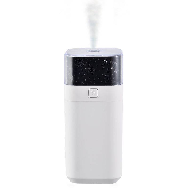 YX-J01 Projection Humidifier Portable Mini Fog Sprayer Desktop Air Humidifier with Night Light for Car Bedroom