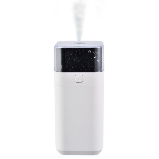 YX-J01 Projection Humidifier Portable Mini Fog Sprayer Desktop Air Humidifier with Night Light for Car Bedroom