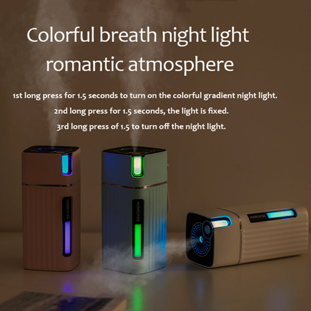 Y22 Mini USB Air Humidifier Home Car Mute Skin Moisturizing Aroma Mist Diffuser with Colorful Night Light