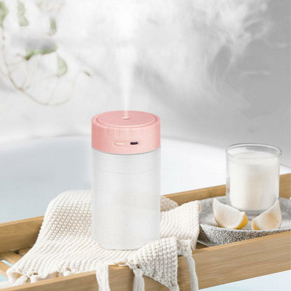 400ml Home Office Car USB Plug-in Ultrasonic Air Humidifier Mute Essential Oil Aroma Mist Diffuser with Colorful Night Light