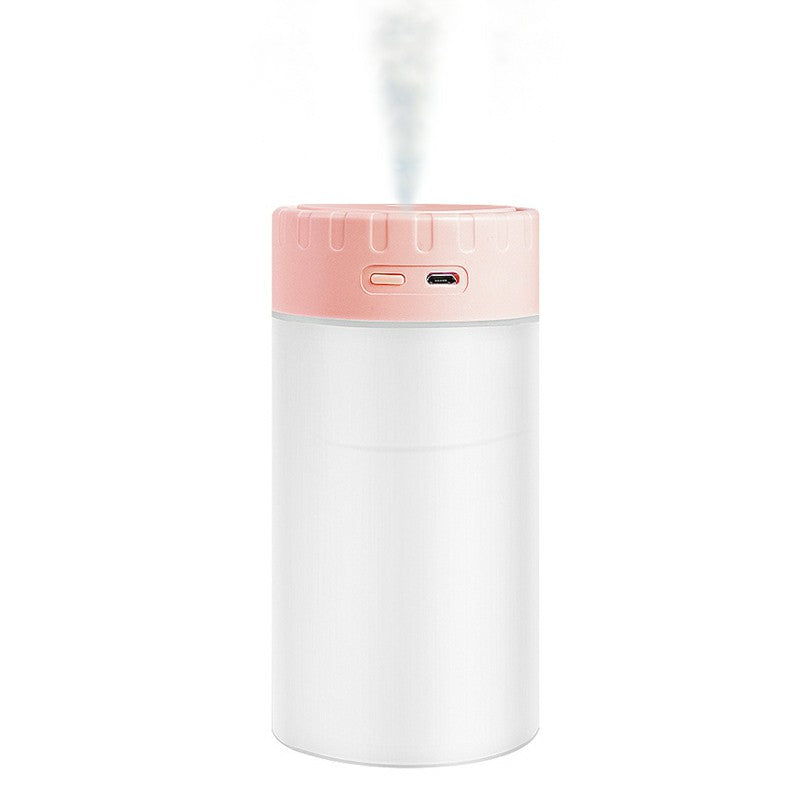 400ml Home Office Car USB Plug-in Ultrasonic Air Humidifier Mute Essential Oil Aroma Mist Diffuser with Colorful Night Light