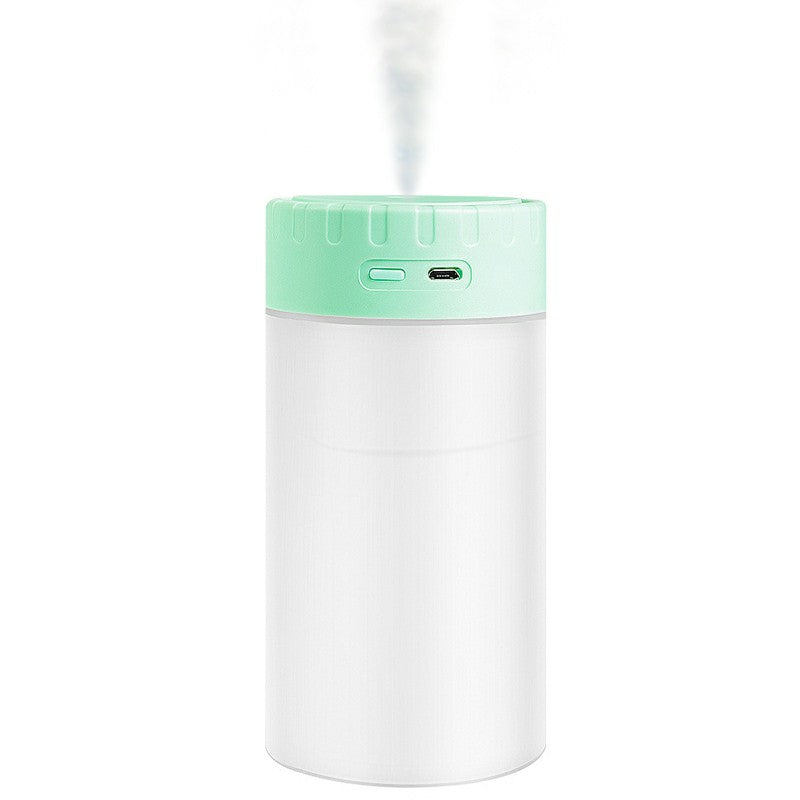 400ml Home Office Car USB Plug-in Ultrasonic Air Humidifier Mute Essential Oil Aroma Mist Diffuser with Colorful Night Light