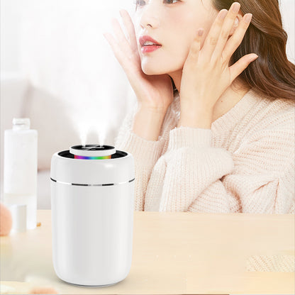 X13 3L Large Capacity Auto Power-off Double Nozzles Humidifier Mute Fine Mist Diffuser Sprayer with LED Light