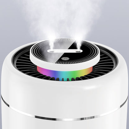 X13 3L Large Capacity Auto Power-off Double Nozzles Humidifier Mute Fine Mist Diffuser Sprayer with LED Light