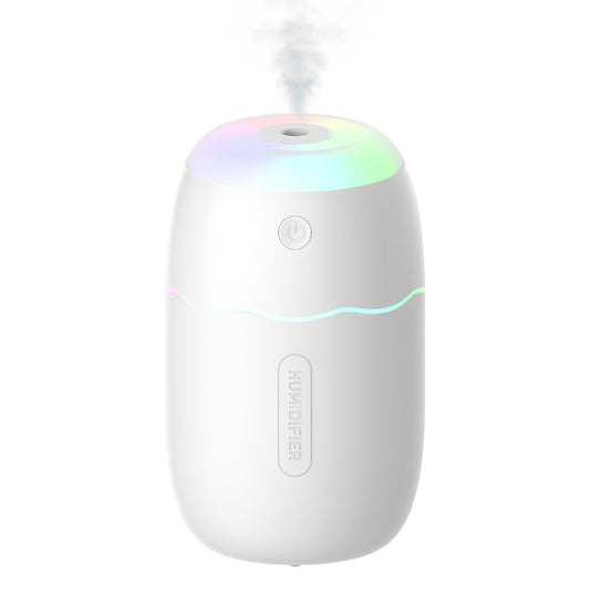 L12 280ml Water Tank USB Powered Nano Fine Mist Humidifier Home Office Mini Mute Diffuser Sprayer with Colorful Night Light