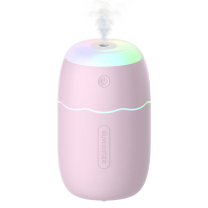 L12 280ml Water Tank USB Powered Nano Fine Mist Humidifier Home Office Mini Mute Diffuser Sprayer with Colorful Night Light