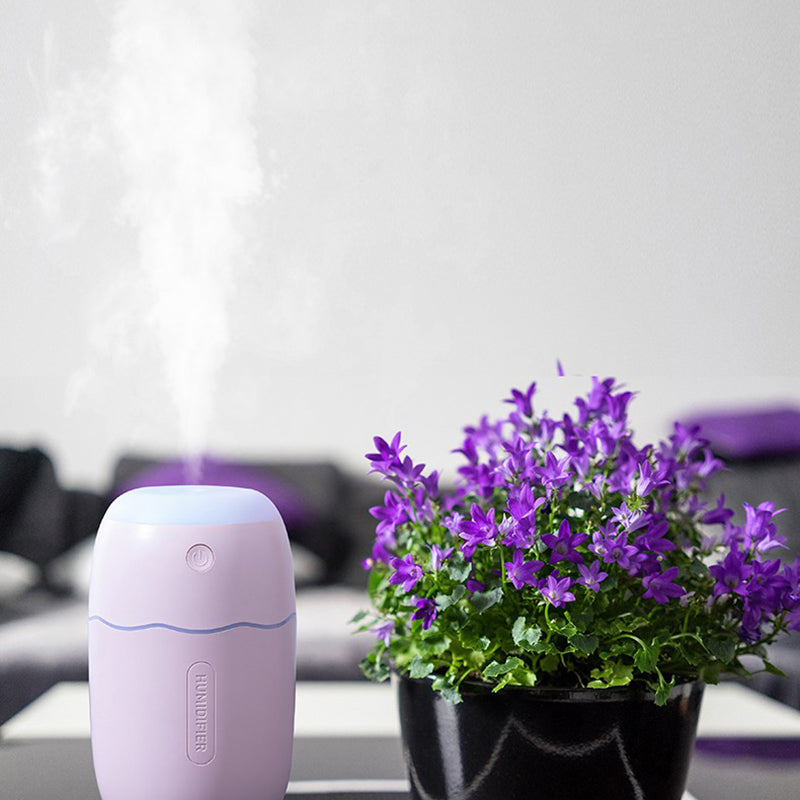 L12 280ml Water Tank USB Powered Nano Fine Mist Humidifier Home Office Mini Mute Diffuser Sprayer with Colorful Night Light