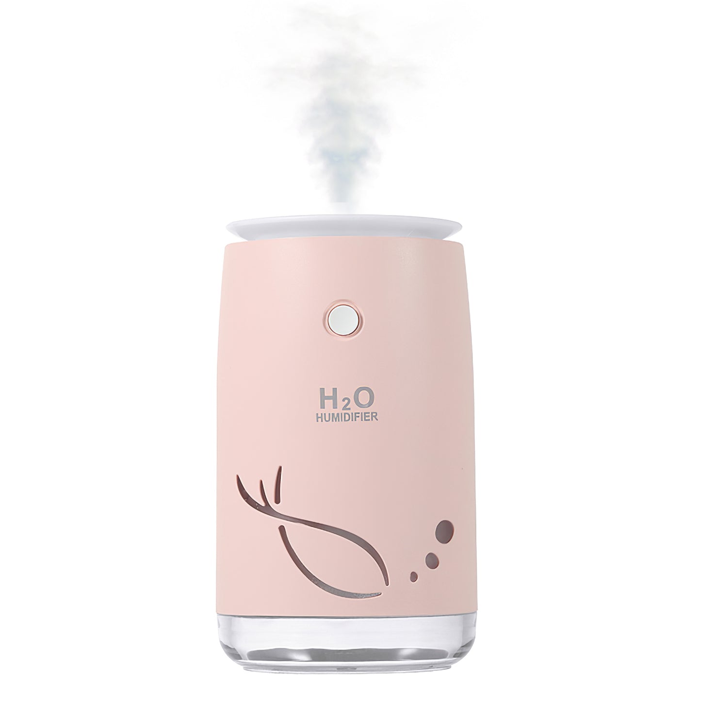 310ML Fish Pattern Design USB Air Humidifier Home Office Mute Essential Oil Aroma Mist Diffuser with Atmosphere Light