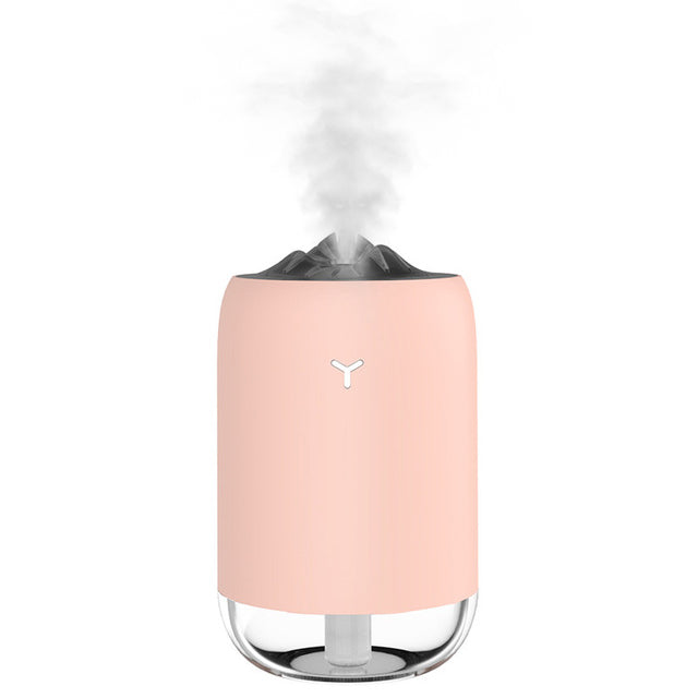 902 Mist Humidifier 260ml Capacity LED Night Light Silent Home Humidifier Diffuser for Home Car Office