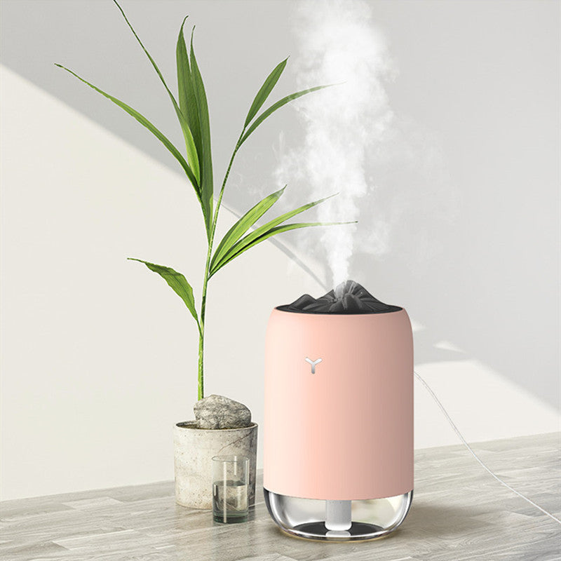 902 Mist Humidifier 260ml Capacity LED Night Light Silent Home Humidifier Diffuser for Home Car Office