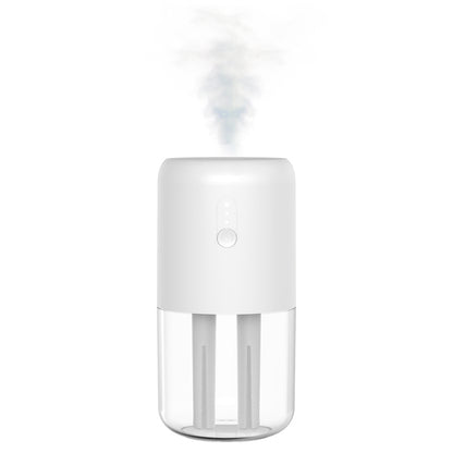 823 Home Humidifier Mini Size 280ml Dual Spray Nozzles Cool Mist Humidifier Quiet Desktop Humidifier with Light