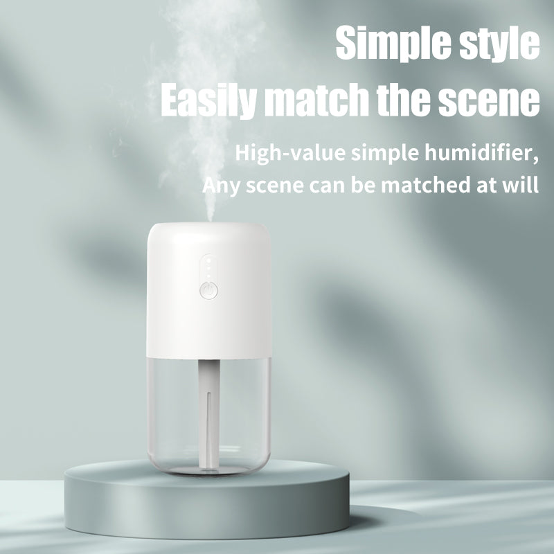 823A Mini Humidifier 280ml Night Light Room Humidifier for Bedroom Office Desk Car Travel