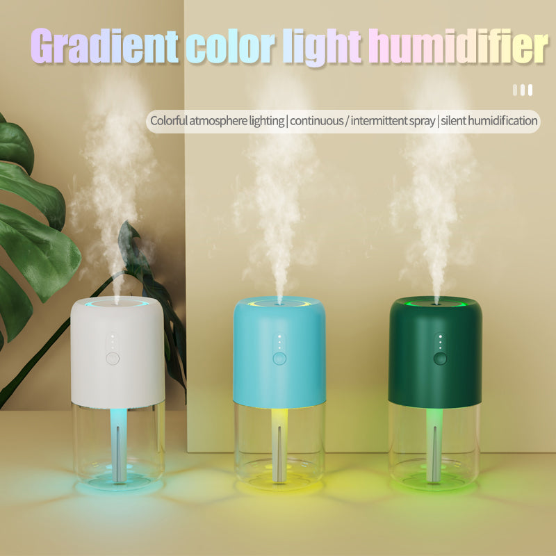 823A Mini Humidifier 280ml Night Light Room Humidifier for Bedroom Office Desk Car Travel