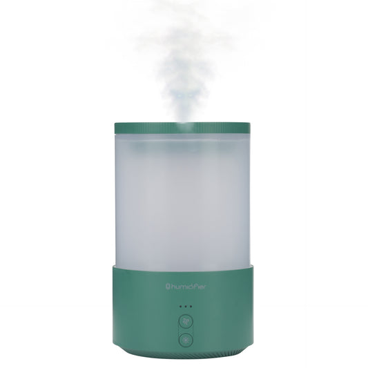 QD-H02 Dual Strong Nozzles Design Humidifier 650mL Large Capacity Low-Noise Operation, Built-in Battery Version