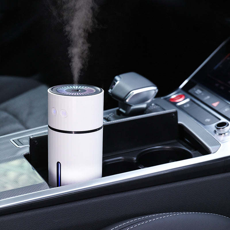 D20 260mL Large Capacity 90-Degree Angle Adjustable Tilt Car Humidifier Moisturizing No Stagnant Water, Built-in 1000mAh Battery