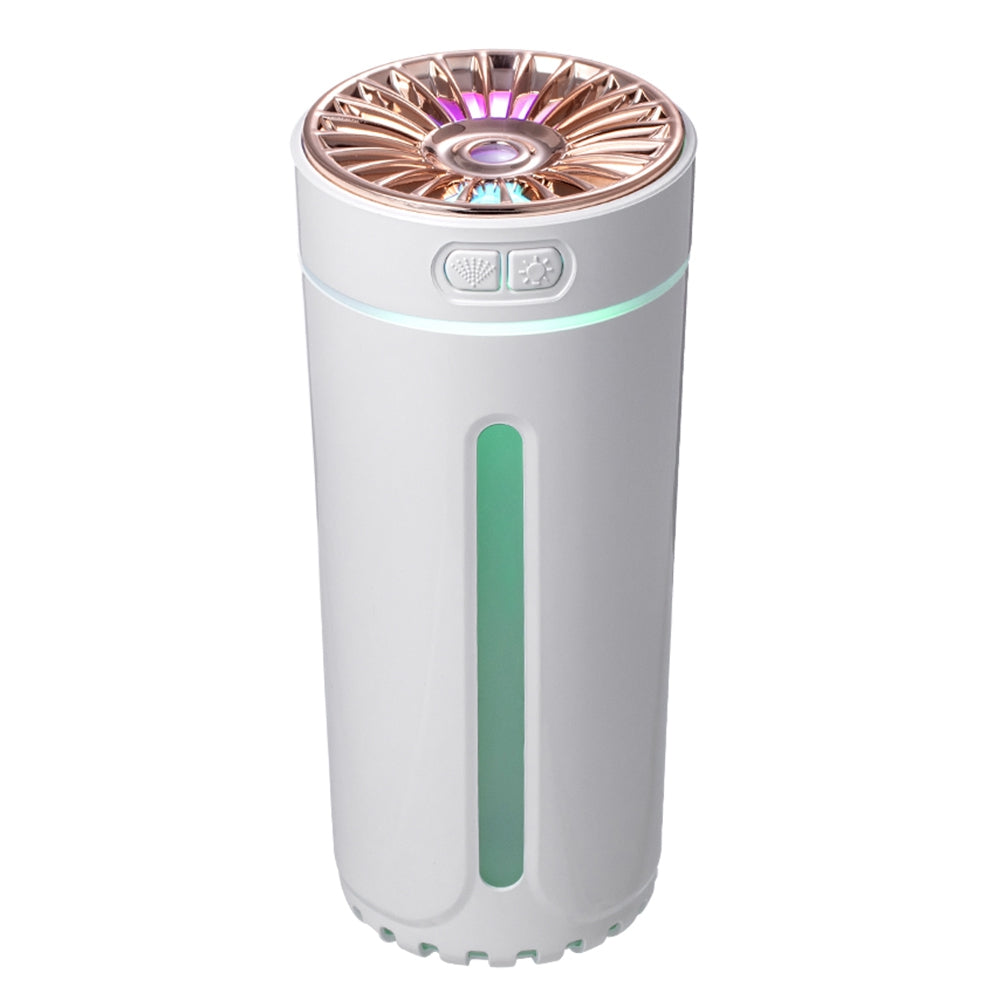 LA-0618S 300ml Portable Humidifier Desktop Air Humidifier Aroma Diffuser Mist Maker with Colorful Light for Office Cars (Battery Version)