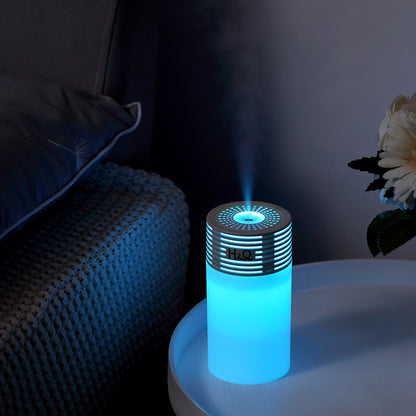 LA-0625 300ml Portable Humidifier Car Office Air Humidifier Desktop Aroma Diffuser Fog Sprayer with LED Light