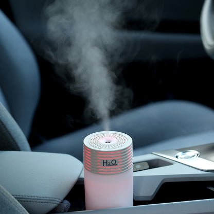 LA-0625 300ml Portable Humidifier Car Office Air Humidifier Desktop Aroma Diffuser Fog Sprayer with LED Light