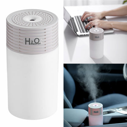 LA-0625 300ml Portable Humidifier Car Office Air Humidifier Desktop Aroma Diffuser Fog Sprayer with LED Light