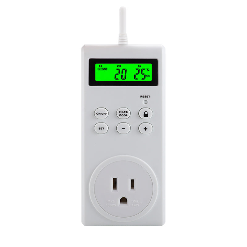 TS-3000 Thermoregulator Wireless Temperature Controller Thermostat Switch Timer Socket with Backlit