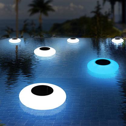 COOLQING 32x32x7CM Swimming Pool Light Solar Powered Floating Lamp Color Changing Decoration LED Waterproof Light