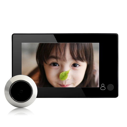 YB-43CH-black 4.3inch TFT Hidden Peephole Viewer 145&#176; Wide Angle 2.0MP HD Security Camera