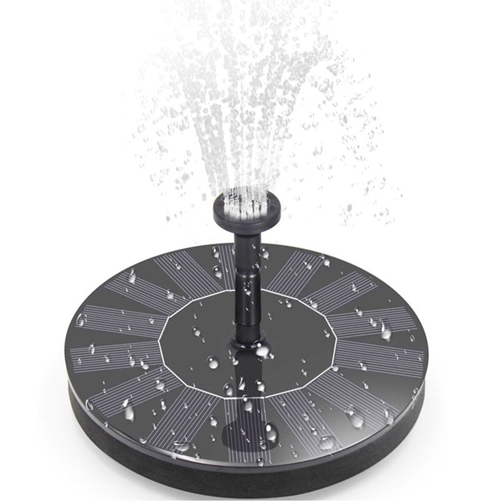 MEIERDE SF001 Solar Powered Circular Fountain Outdoor Pool Floating Fountain Courtyard Brushless Submersible Pump for Garden Decoration