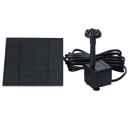 MEIERDE Outdoor Solar Fountain Floating Garden Solar Water Pump Fountain with 6 Different Nozzles