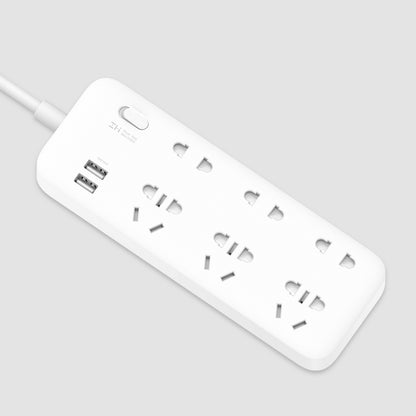 XIAOMI ZMI CX05 Power Strip 6 AC Sockets [3 Five-hole / 3 Two-hole] + Dual USB Ports Extension Sockets Charger