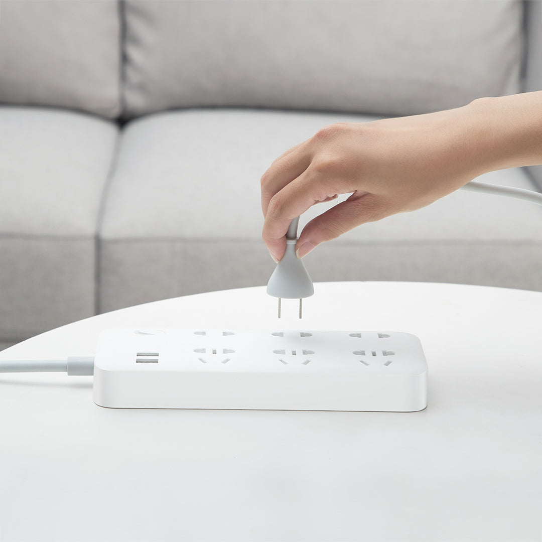 XIAOMI ZMI CX05 Power Strip 6 AC Sockets [3 Five-hole / 3 Two-hole] + Dual USB Ports Extension Sockets Charger