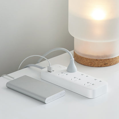 XIAOMI ZMI CX05 Power Strip 6 AC Sockets [3 Five-hole / 3 Two-hole] + Dual USB Ports Extension Sockets Charger