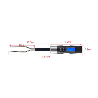 TS-BN60 Digital BBQ Meat Thermometer Fork Electronic Barbecue Temperature Tester Tool