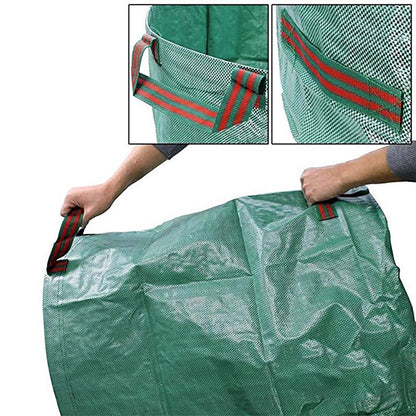 1 Set/3Pcs Garden Durable Large Campacity PE Woven Material Rubbish Leaf Bags D67xH76cm