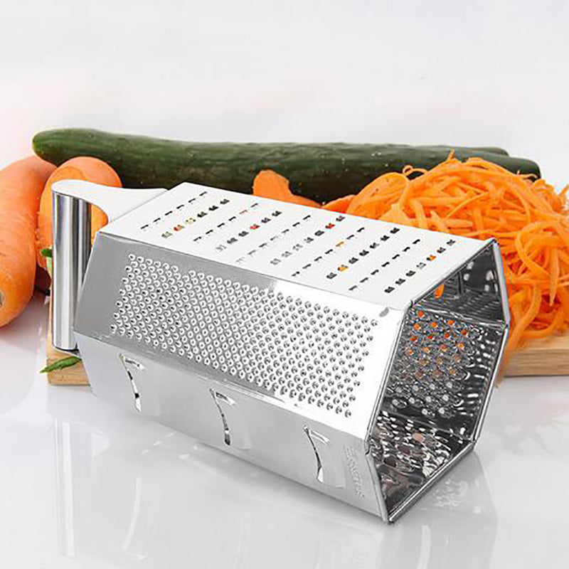 Six-sided Box Grater Stainless Steel Vegetable Cheese Multi Purpose Chopper